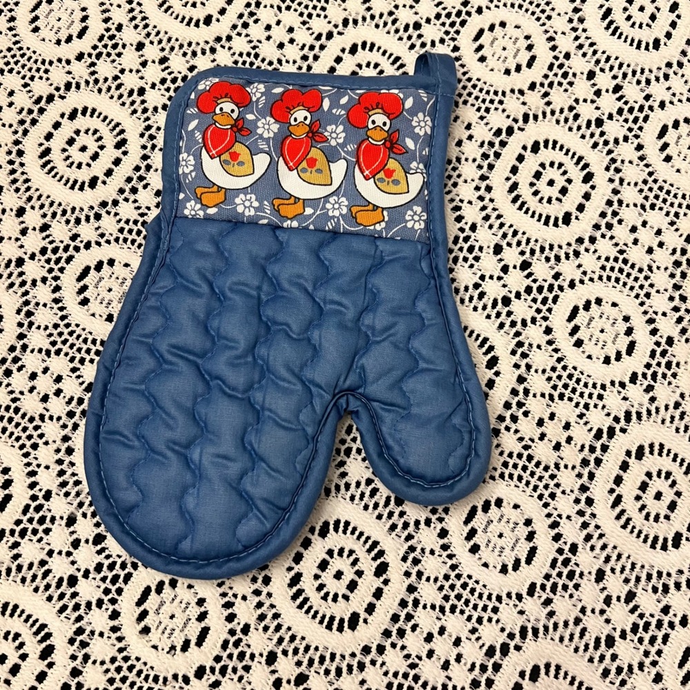Geese Pot Holder Oven Mitt | Country Cottagecore Kitsch